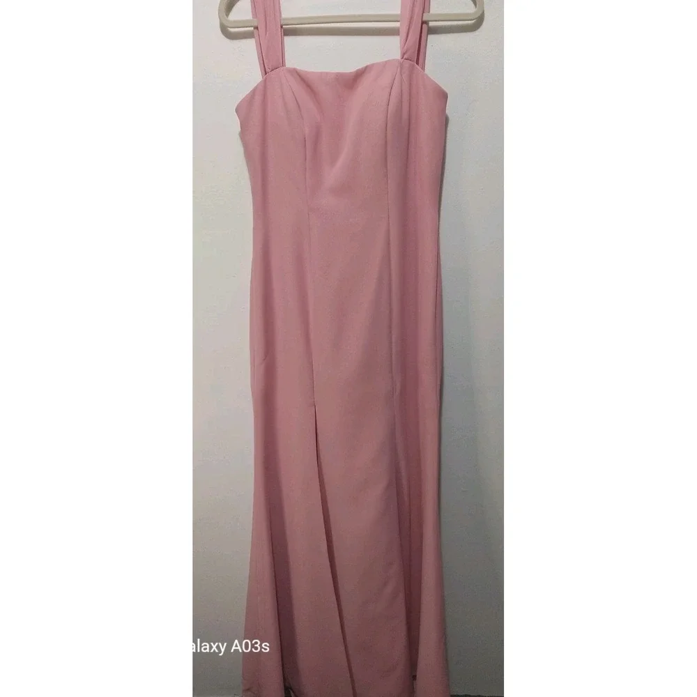 Off the Shoulder Mermaid Dress Formal Gown Slit Evening Party Homecoming Prom - Picture 3 of 9
